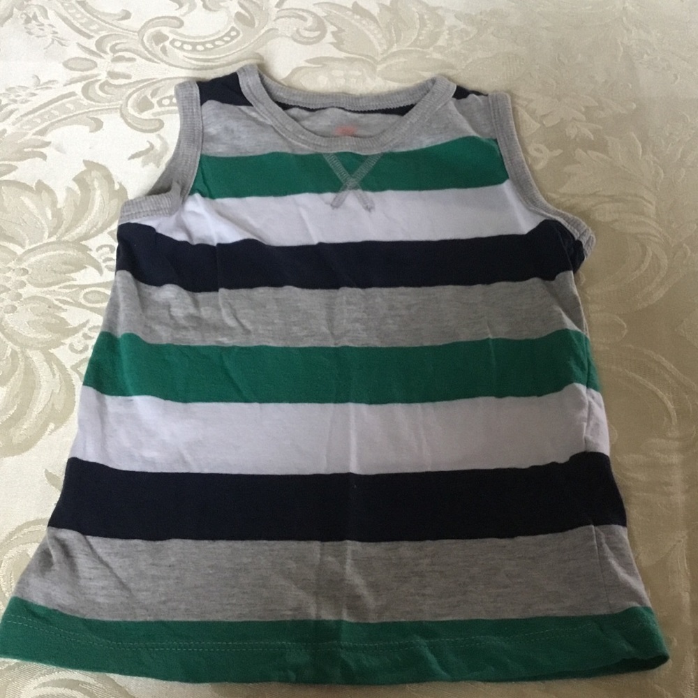 H&M boys striped tank top.  Size 2-4YRS